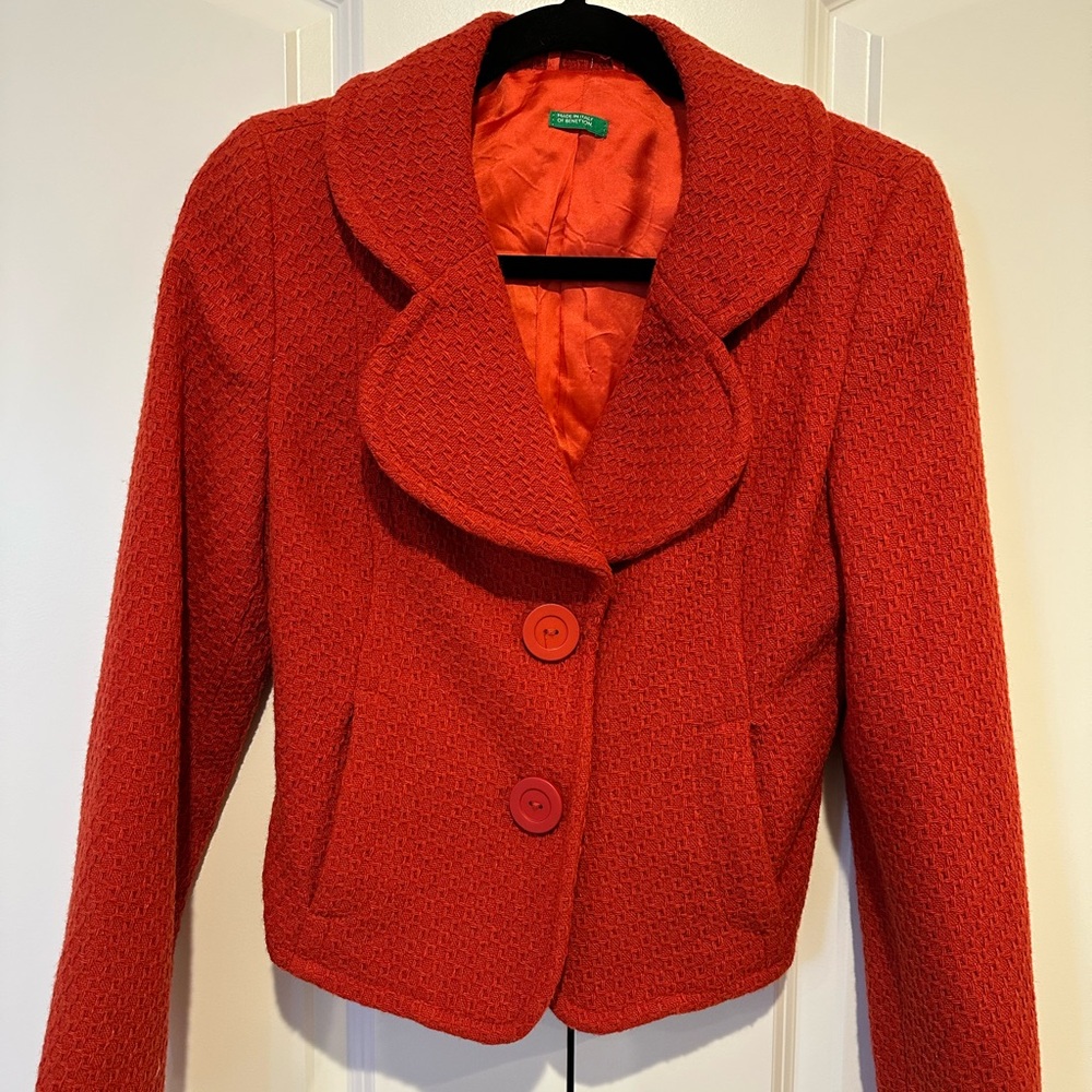 Benetton jacket made in Italy size Small